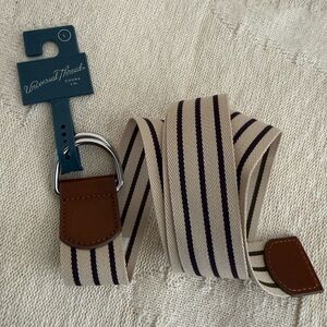 Universal Thread women Belt - Brown and Cream Stripes